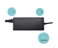 i-tec Uniwersalny  USB-C PD 77 W (USB-C 65W USB-A 12W) - 604212 - zdjęcie 4